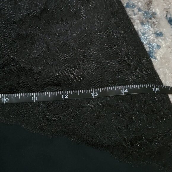 Delicates Black Lace Top Vintage Nightgown Sheer || GUC || Small - Picture 13 of 15